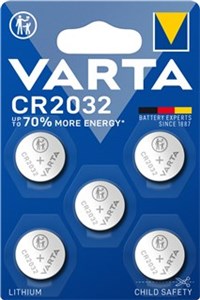 CR2032 (6032) Batterie, 5 Stk. im Blister