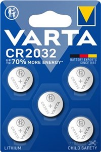 CR2032 (6032) bateria, 5 szt. w blistrze