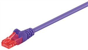 CAT 6 cavo patch, U/UTP, viola