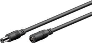 DC Extension Cable, 3 m, black