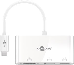 Adattatore multiporta da USB-C™ con VGA, DisplayPort™, HDMI™