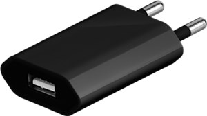 USB-Ladegerät (5 W) schwarz