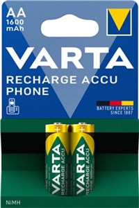 AA (Mignon)/HR6 (58399) ricaricabile - 1600 mAh, 2 pezzi/blister