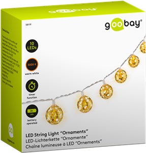 10er LED-Lichterkette "Ornamente" 10er LED-Lichterkette "Ornamente"
