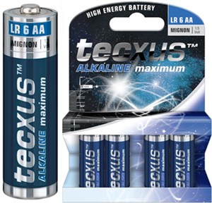 LR6/AA (Mignon) pila, 4 pezzi in blister