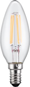 Filament-LED-Kerze, 4 W