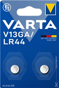 LR44 (V13GA) Battery, 2 pcs. in blister