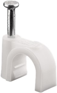 Cable Clip 8 mm, white