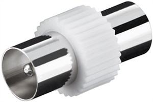 Adaptateur Coaxial : fiche coaxiale > fiche coaxiale