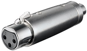 Adaptateur XLR, RCA Prise vers XLR Prise