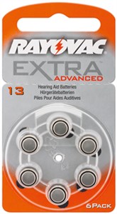 Batteria a bottone zinco-aria PR48/13A, 6 pezzi in blister