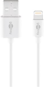 Câble de Charge et de Synchronisation Lightning USB, 0,5 m, blanc