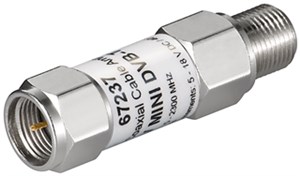 Mini Coaxial Cable Amplifier 18 dB (DVB-T/SAT)