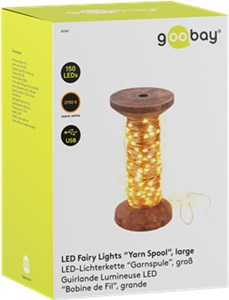LED Light Chain "Yarn Bobbin", large