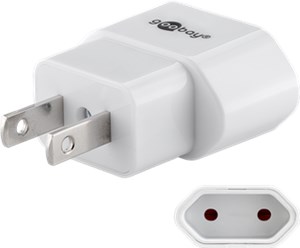 Mains Adapter US/Japan, White