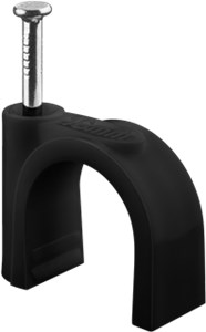 Cable Clip 16 mm, black