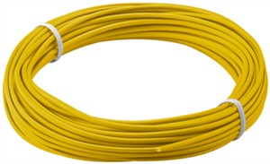 Izolowany przewód miedziany, 10 m, żółty