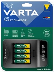 LCD Smart Charger+ (Type 57684) incl. 4x AA 2100 mAh