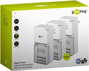 Set of 3, Digital Timer IP44