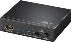 HDMI™/4K2K 7.1 audio extractor HDMI™/4K2K 7.1 audio extractor