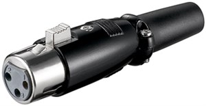 Mikrofonkupplung, XLR-Buchse (3-Pin)