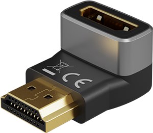 HDMI™-Winkeladapter 270° vertikal, 8K/60Hz