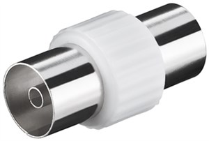 Adaptateur Coaxial : prise coaxiale > prise coaxiale