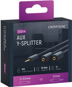 3,5-mm-AUX-Adapterkabel, stereo