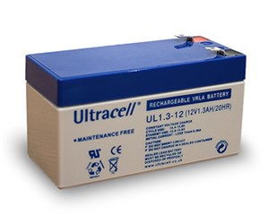 Lead acid battery 12 V, 1,3 Ah (UL1.3-12)