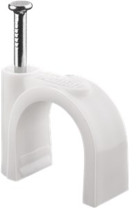 Cable Clip 16 mm, white