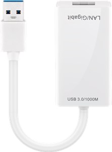 USB 3.0 Gigabit Ethernet Netzwerkkonverter, weiß