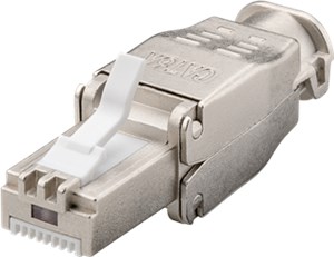 Werkzeugfreier RJ45-Stecker CAT 6A STP geschirmt Werkzeugfreier RJ45-Stecker CAT 6A STP geschirmt