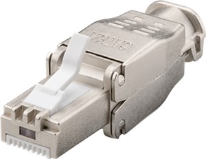 Fiche RJ45 sans Outil CAT 6A STP Blindé