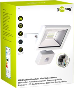 LED Außen-Flutlichtstrahler mit Bewegungsmelder, 20 W LED Außen-Flutlichtstrahler mit Bewegungsmelder, 20 W