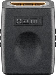 HDMI™-Adapter (Kupplung), vergoldet