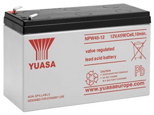 Lead acid battery 12 V, 8,5 Ah (NPW45-12)