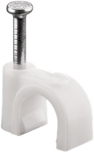 Attache-fils 7 mm, blanc