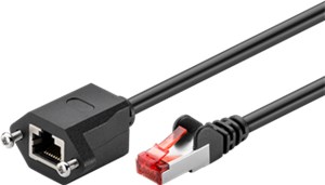 CAT 6 Rallonge F/UTP, noir