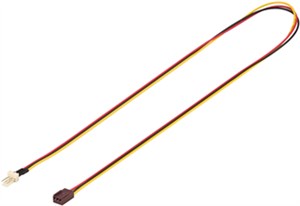 Câble d'Alimentation pour Ventilateur PC, Rallonge 3 Broches à 3 Broches