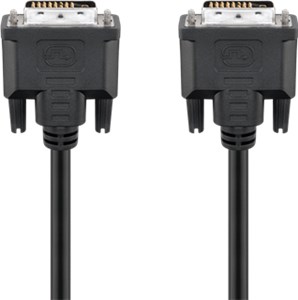 DVI-D Full HD-Kabel Dual Link, Nickel