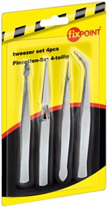 Tweezer Set 4 pcs.