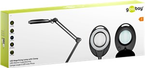 LED-Klemm-Lupenleuchte, 8 W, schwarz LED-Klemm-Lupenleuchte, 8 W, schwarz