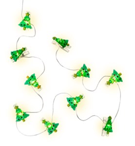 10 LED Photo Clip Fairy Lights "Christmas Tree"