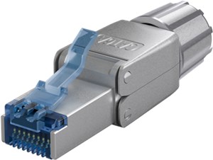 CAT 6A STP-Shielded RJ45 Connector for Field Assembly
