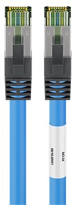 CAT 8.1 Patch Cord, S/FTP (PiMF), blue