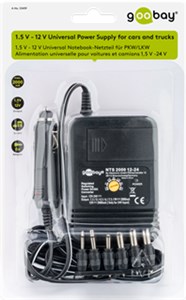 Universal-Notebook-Netzteil (12 V - 24 V max. 24 W / 2,0 A)