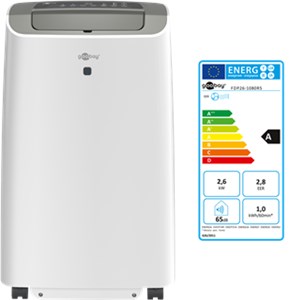 Lokales Klimagerät 9000 BTU/2600 W mit Fernbedienung und Timer