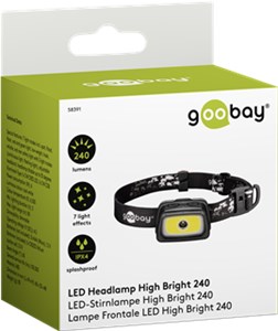 Lampada frontale a LED High Bright 240