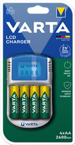 LCD Charger (Type 57070) incl. 4x AA 2600 mAh