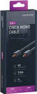 Cinch-Kabel, mono Cinch-Kabel, mono